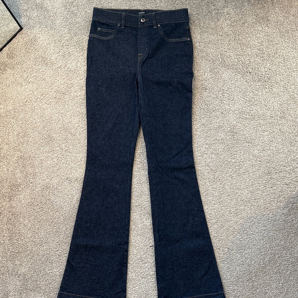 Spanx Dark Blue Flare Jeans